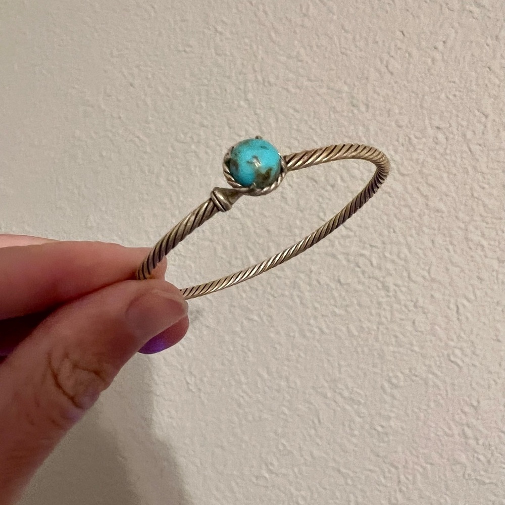 David Yurman turquoise bracelet size small